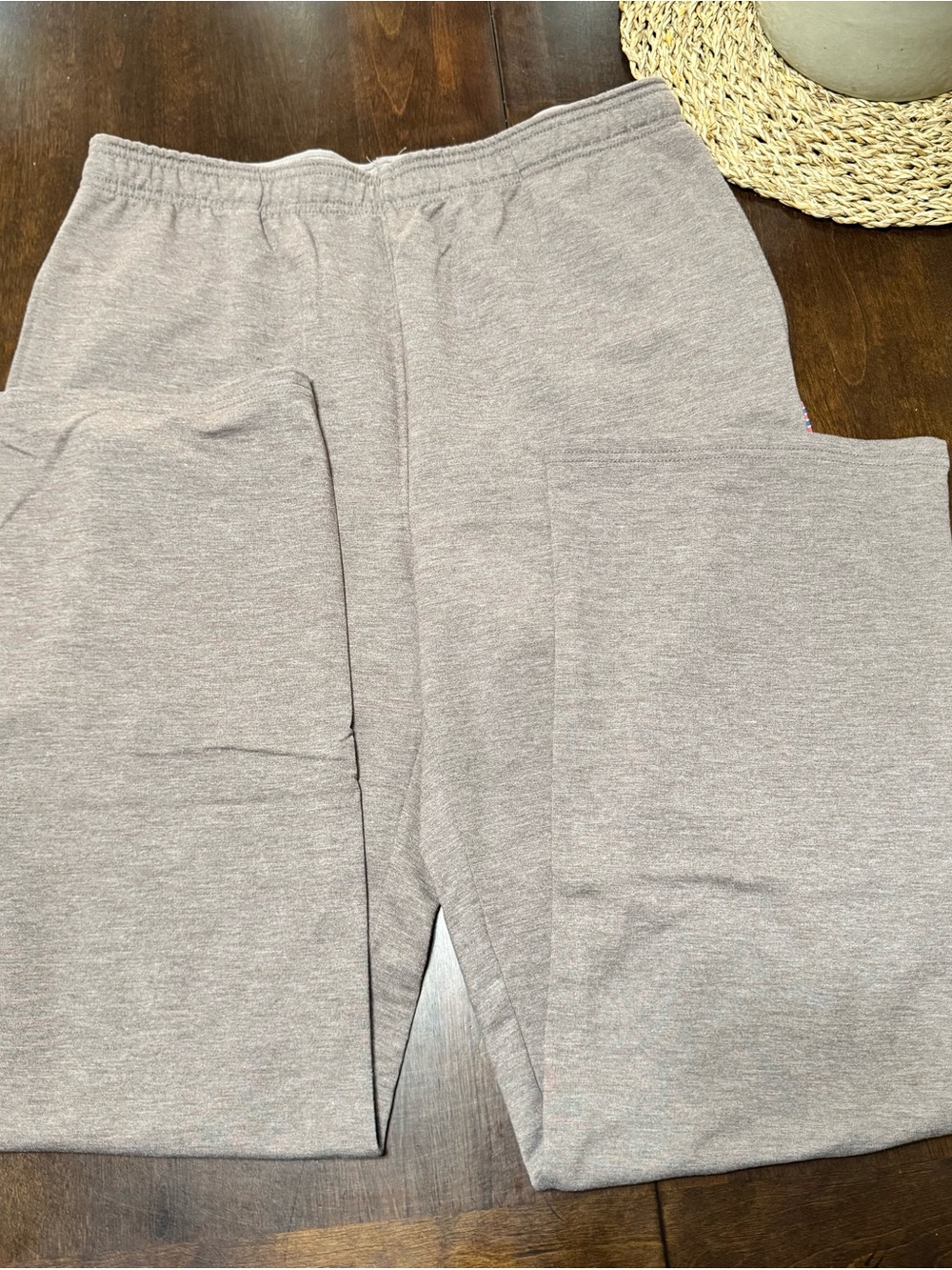 K-Swiss Soft Straight Leg Sweatpants Light Brown Taupe Women’s L